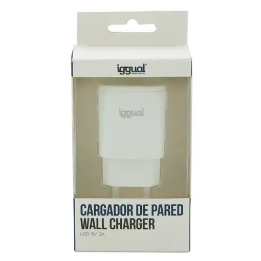 iggual IGG316924 cargador de dispositivo móvil Smartphone Blanco Corriente alterna