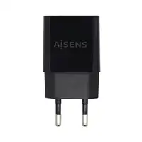 AISENS Cargador USB 10W Alta Eficiencia, 5V/2A, Negro