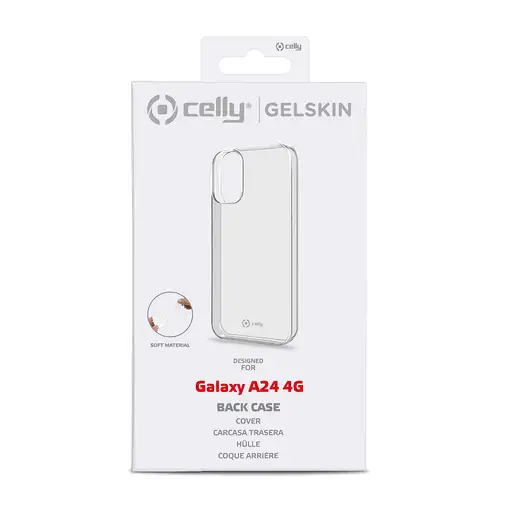 Celly GELSKIN1038 funda para teléfono móvil 16,5 cm (6.5") Transparente