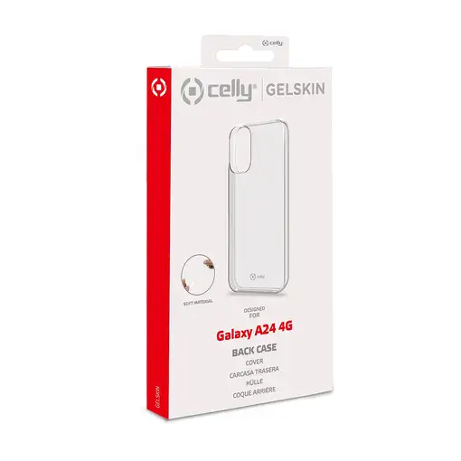 Celly GELSKIN1038 funda para teléfono móvil 16,5 cm (6.5") Transparente