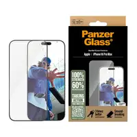 PanzerGlass ® Screen Protector iPhone 16 Pro Max | Ultra-Wide Fit Protector de pan