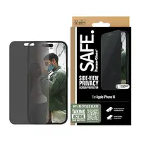 PanzerGlass SAFE. by ® Privacy Screen Protector iPhone 16 | 15 | Ultra-Wide Fit Pr