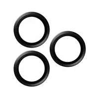 PanzerGlass ® Hoops® Black Metal Camera Lens Protector iPhone 15 Pro | 15 Pro Max