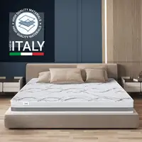 The White Stone Colchón  Individual 110x195 Memory Foam|H22cm|Made in Italy