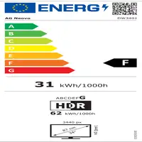 AG Neovo DW3401 LED display 86,4 cm (34") 3440 x 1440 Pixeles UltraWide Quad HD Ne