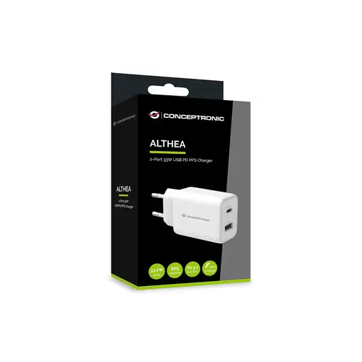 Conceptronic ALTHEA11W cargador de dispositivo móvil Universal Blanco Corriente al