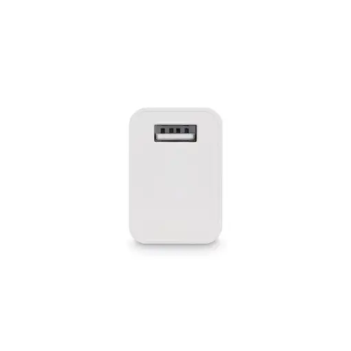 Ksix Cargador de red 12 W, Puerto USB-A, Blanco