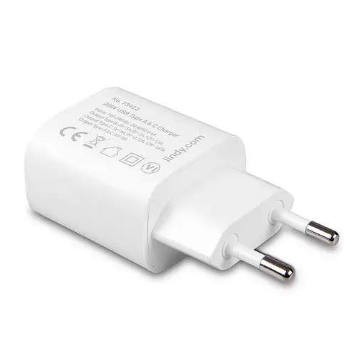 Lindy 73413 cargador de dispositivo móvil Universal Blanco Corriente alterna Carga