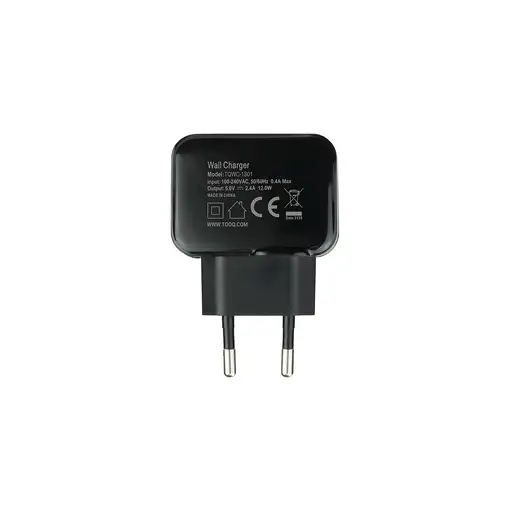 TooQ TQWC-1S01 cargador de dispositivo móvil Universal Negro Corriente alterna Int
