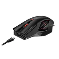 ASUS ROG Spatha X ratón Juego mano derecha RF Wireless + USB Type-C Óptico 19000 D