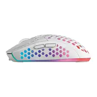 Mars Gaming MMW3W, Ratón Gaming Inalámbrico, RGB Flow, Ultraligero 79 g, 3200 DPI,