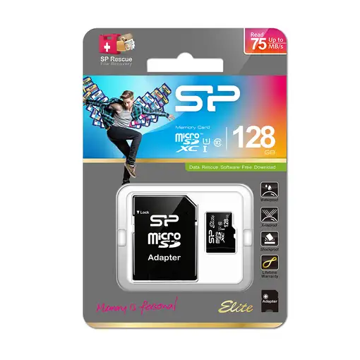 Silicon Power Elite 128 GB MicroSDXC UHS-I Clase 10