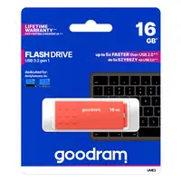 Goodram UME3 unidad flash USB 16 GB USB tipo A 3.2 Gen 1 (3.1 Gen 1) Naranja