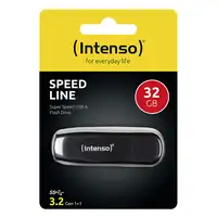 Intenso Speed Line unidad flash USB 32 GB USB tipo A 3.2 Gen 1 (3.1 Gen 1) Negro