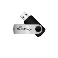 MediaRange MR907 unidad flash USB 4 GB USB Type-A / Micro-USB 2.0 Negro, Plata