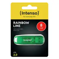 Intenso Rainbow Line unidad flash USB 8 GB USB tipo A 2.0 Verde