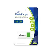 MediaRange MR973 unidad flash USB 32 GB USB tipo A 2.0 Verde, Blanco