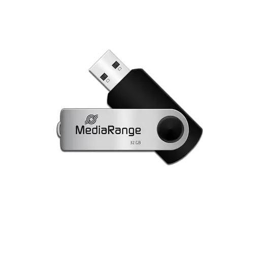 MediaRange MR911 unidad flash USB 32 GB USB Type-A / Micro-USB 2.0 Negro, Plata