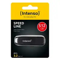 Intenso Speed Line unidad flash USB 512 GB USB tipo A 3.2 Gen 1 (3.1 Gen 1) Negro