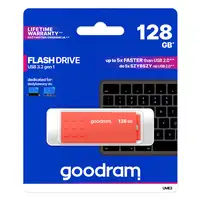 Goodram UME3 unidad flash USB 128 GB USB tipo A 3.2 Gen 1 (3.1 Gen 1) Naranja