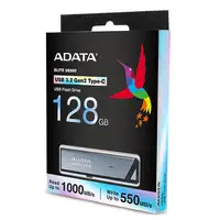 ADATA UE800 unidad flash USB 128 GB USB Tipo C 3.2 Gen 2 (3.1 Gen 2) Plata