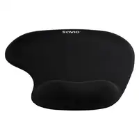 Savio MP-01B mouse pad black Negro