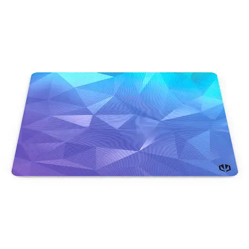 ENDORFY Crystal Blue L Alfombrilla de ratón para juegos Negro, Azul