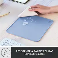 Logitech 956-000051 alfombrilla para ratón Azul, Gris