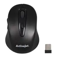 Activejet AMY-213 ratón Oficina Ambidextro RF inalámbrico Óptico 1600 DPI