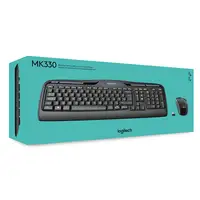 Logitech Wireless Combo MK330 teclado Ratón incluido Oficina USB QWERTY Internacio