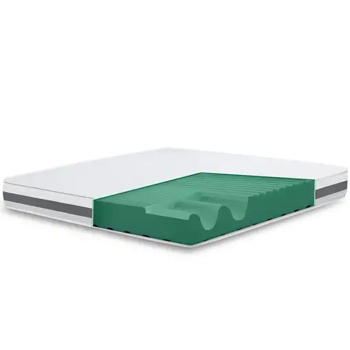 The White Stone Colchón Basic Matrimonial 150x195 Memory|H25 cm|M. in Italy