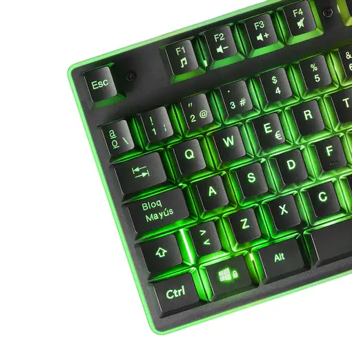 Mars Gaming MCPXBFR, Combo Teclado H-Mech FRGB, Ratón Ultraligero 10000DPI y Alfom
