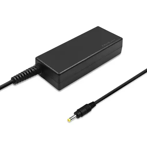 Qoltec 51038 adaptador e inversor de corriente Interior 65 W Negro
