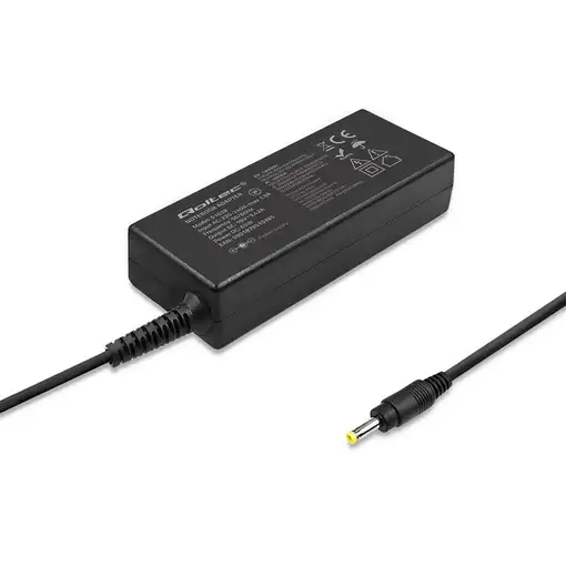 Qoltec 51038 adaptador e inversor de corriente Interior 65 W Negro