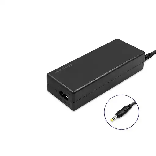 Qoltec 51038 adaptador e inversor de corriente Interior 65 W Negro