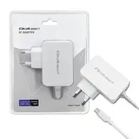 Qoltec 51039 adaptador e inversor de corriente Interior 65 W Blanco