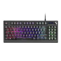 Mars Gaming MKREVOPT, Teclado H-Mech Compacto TKL y Pad Numérico, Iluminación Full