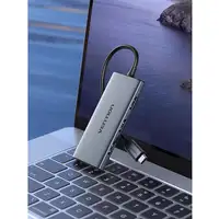 Vention Docking USB Tipo-C TOOHB/ 1xHDMI/ 3xUSB/ 1xLector Tarjetas SD y MicroSD/ G