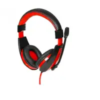 iBox SHPI1528MV auricular y casco Auriculares Alámbrico Diadema Juego Negro, Rojo