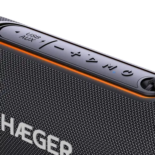 Haeger SP-10W.003A altavoz portátil o de fiesta Altavoz portátil estéreo Negro