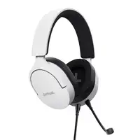 Trust GXT 489W FAYZO Auriculares Alámbrico Diadema Juego Negro, Blanco