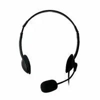 Ewent EW3563 auricular y casco Auriculares Alámbrico Diadema Llamadas/Música Negro