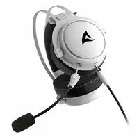 Sharkoon Skiller SGH50 Auriculares Alámbrico Diadema Juego Negro, Blanco