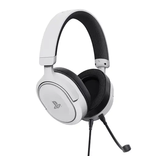 Trust GXT 498 Forta Auriculares Alámbrico Diadema Juego Negro, Blanco