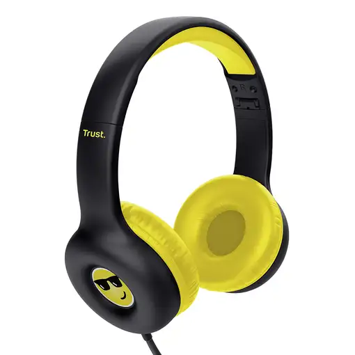 Trust Nouna Auriculares Alámbrico Diadema Llamadas/Música Negro, Amarillo