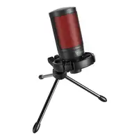 Savio wired gaming microphone with backlight tripod USB SONAR PRO Negro, Rojo Micr