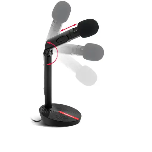 Spirit of Gamer MIC-EKO micrófono Negro Micrófono para videoconsola