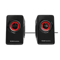 Mars Gaming MS1, altavoces 10W, subwoofer, Jack 3.5mm, Pc/Mac/smartphone/tablet