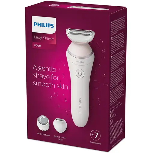 Philips Lady Shaver Series 8000 BRL176/00 Afeitadora sin cable con uso en seco y e