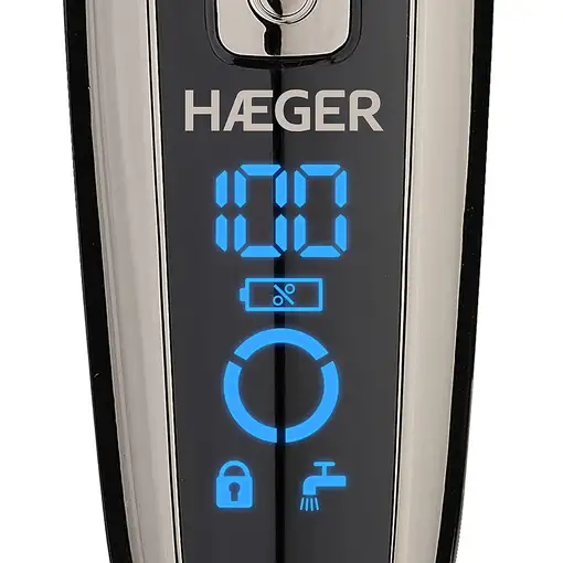 Haeger G-Man Ultra Máquina de afeitar de rotación Recortadora Negro